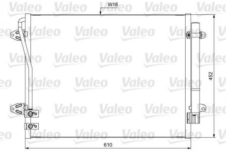 814039 VALEO condensador aire acondicionado