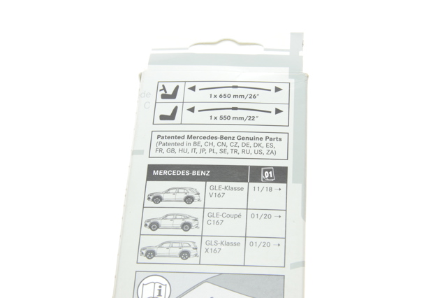 Limpiaparabrisas delantera conductor Mercedes 1678209201
