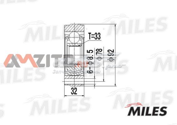 GA10031 Miles junta homocinética interior delantera