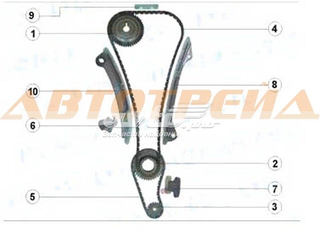 TKNS270A SAT Cadena de motor
