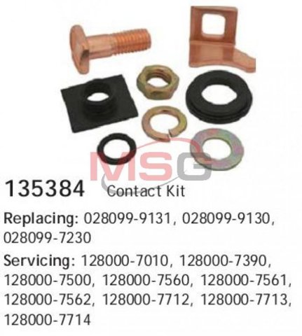 Kit de reparación del solenoide de arranque Cargo 135384