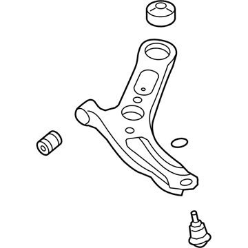 545002V000 Hyundai/Kia barra oscilante, suspensión de ruedas delantera, inferior izquierda