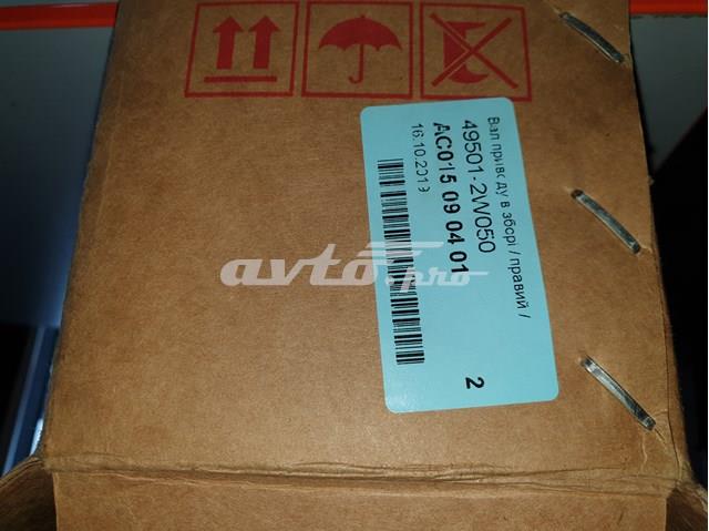495012W050 Hyundai/Kia Semieje delantero derecho