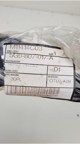 5G9807017A VAG Soporte de paragolpes trasero izquierdo