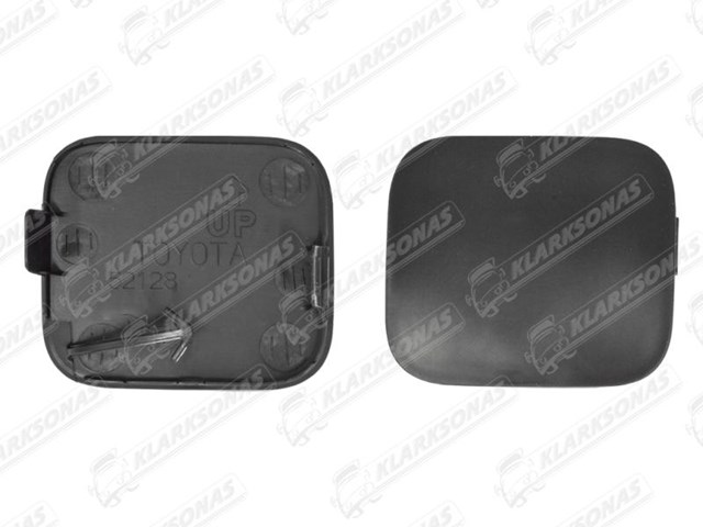 5212847902 Toyota cobertura de parachoques, enganche de remolque, delantera izquierda