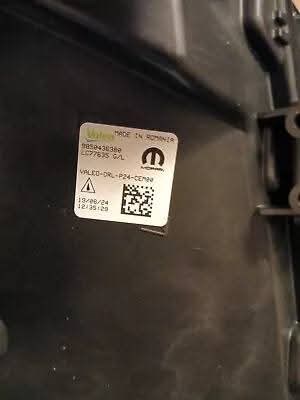 9850436380 Peugeot/Citroen Luz diurna izquierda
