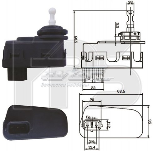 Motor regulador de faros FPS FP3217RK1 precio, desde 37,75 EUR