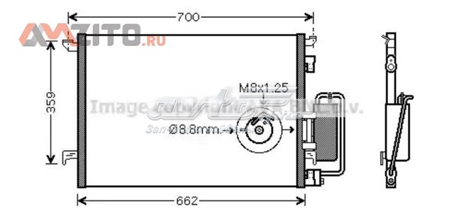 OLA5333D AVA condensador aire acondicionado