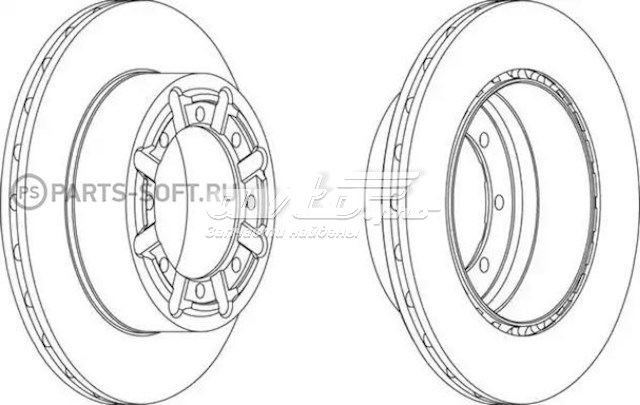 FCR340A Ferodo disco de freno trasero