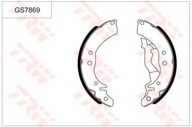 s21-6gn3502080 Chery zapatas de frenos de tambor traseras