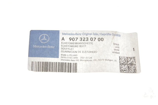 Fuelle, amortiguador delantero 9073230700 Mercedes