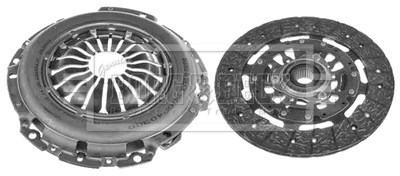 HK2118 Borg&beck kit de embrague (3 partes)