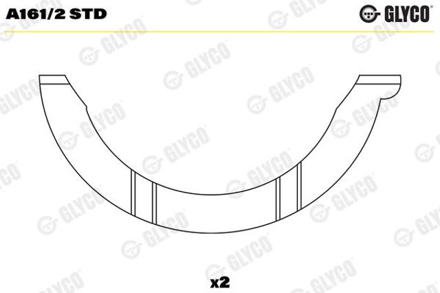 Kit de discos distanciador, cigüeñal, STD. Citroen C4 2 (B7)