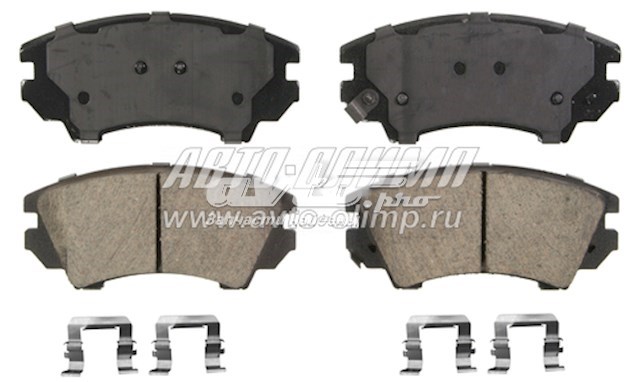 Pastillas de freno delanteras Wagner ZD1404