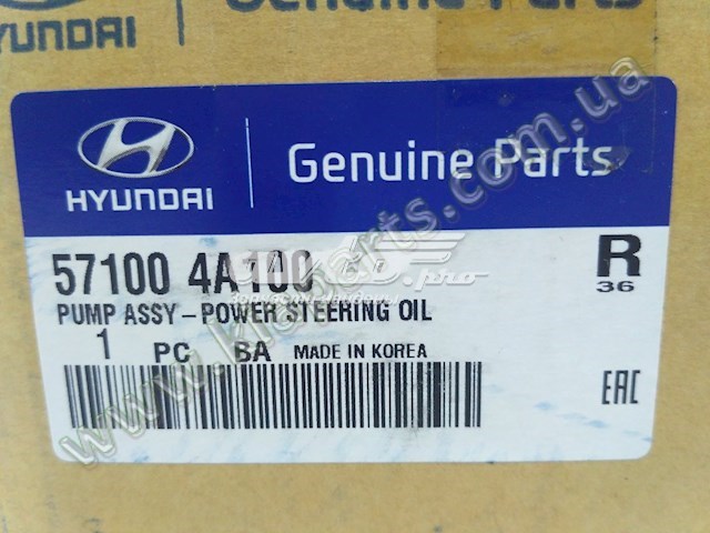 Comprar 571004A100 Hyundai/Kia Bomba servodireccion