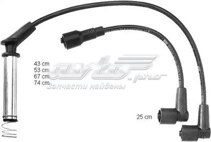 Juego de cables de encendido BERU ZEF726