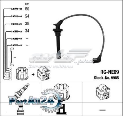 RC-NE09 NGK cables de bujías