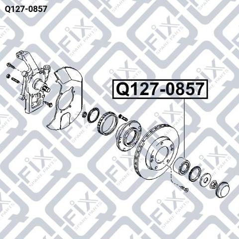 Comprar Q1270857 Q-fix Cojinete de rueda delantero