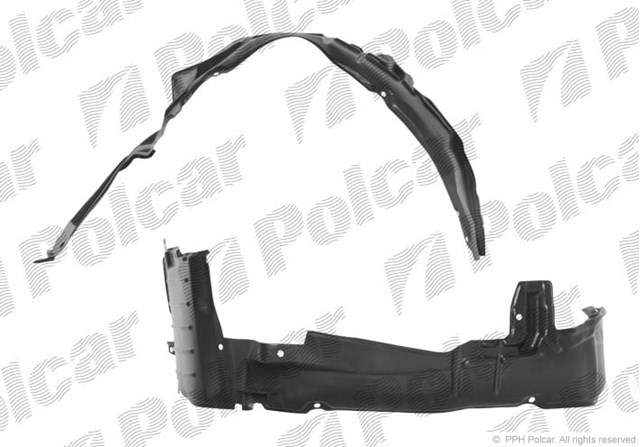 Guardabarros interior derecho, aleta delantera Mitsubishi Galant 8 (EA)