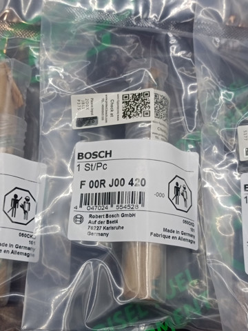 F00RJ00420 Bosch Válvula de inyector