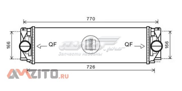 MSA4582 AVA intercooler