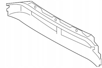 Deflector de aire del radiador Volvo 31383724