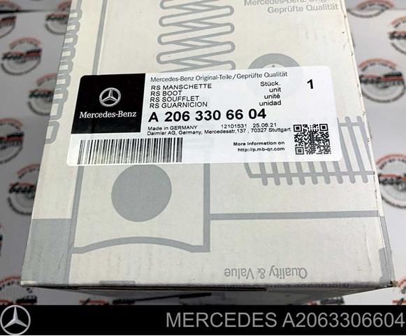 A206330660464 Mercedes Fuelle transmisión delantero exterior