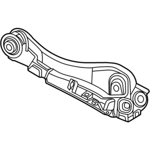 551A06US0B Nissan/Infiniti Brazo inferior derecho de la suspensión trasera