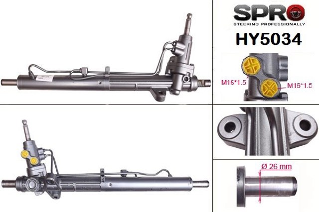HY234R MSG Rebuilding Cremallera caja de direccion