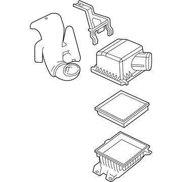 Caja del filtro de aire Chrysler 68224901AC