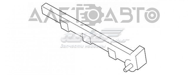 Soporte de paragolpes trasero izquierdo Infiniti QX60 Hybird (L50HV)