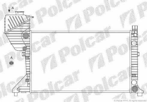 Água radiador Polcar 506308A1 precio, desde 152,46 EUR