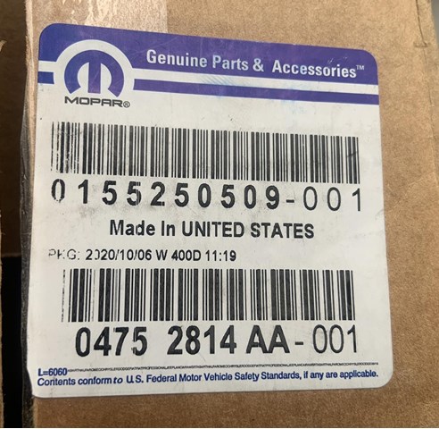 Filtro caja de cambios automática Chrysler 04752814AA