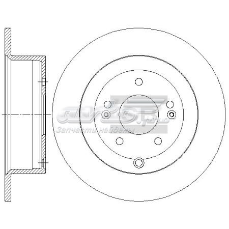 Comprar SD1082 Sangsin Disco de freno trasero