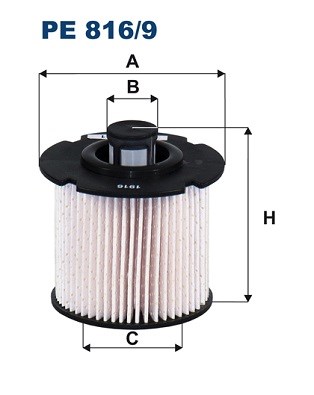 Filtro combustible NTY FFFCT005