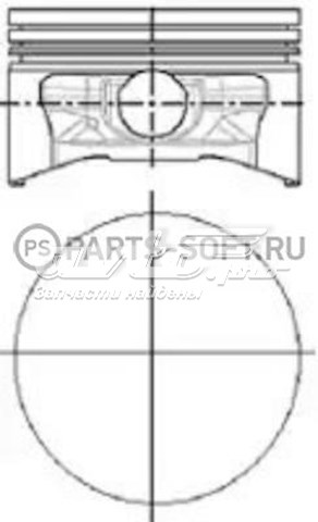 Pistón completo para 1 cilindro, segunda reparación (+0,50 mm) 8742940700 Nural
