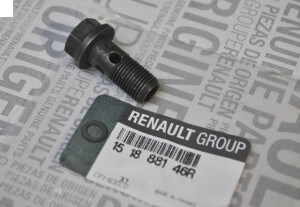 Perno de tubo de turbina de aceite RENAULT 151888146R