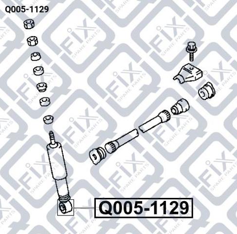 Buje del amortiguador delantero Q-fix Q0051129 precio, desde 3,21 EUR