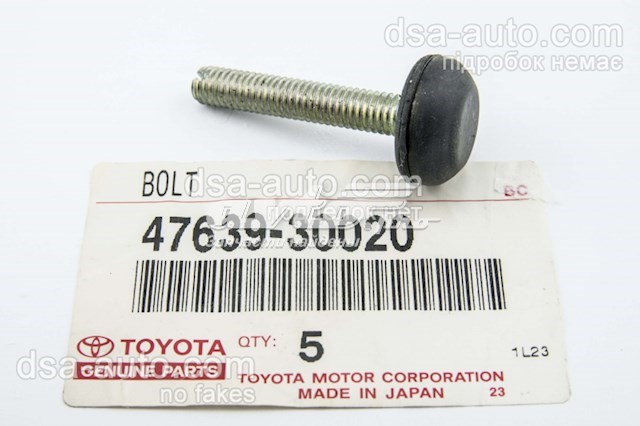 Perno de fijación, brazo oscilante delantero TOYOTA 4763930020