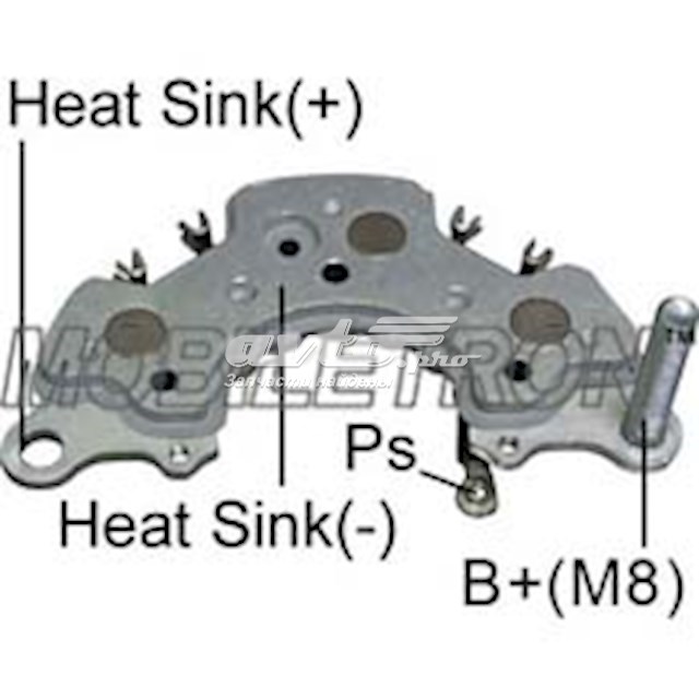 1205438 Opel alternador diodo puente rectificador