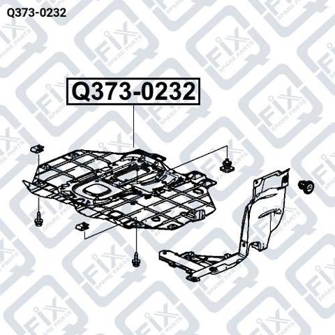 Q373-0232 Q-fix protección motor /empotramiento