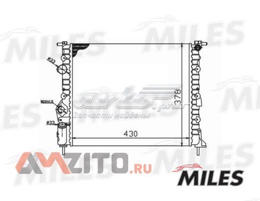 ACRM006 Miles radiador refrigeración del motor