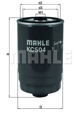 KC504 Mahle Original filtro combustible