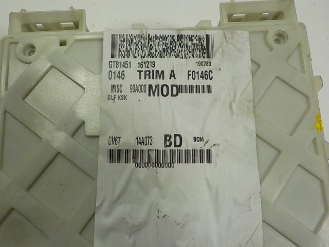 Caja de fusibles GV6T14A073EH Ford
