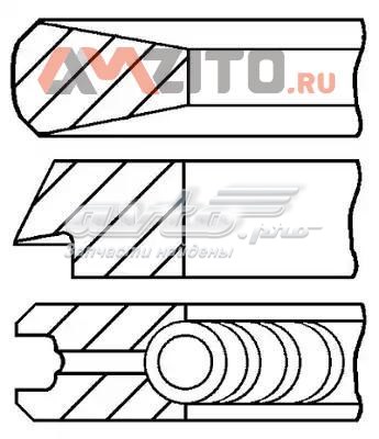 Juego de aros de pistón para 1 cilindro, STD para Chrysler Voyager 