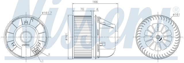 1513838 Ford rodete ventilador, refrigeración de motor