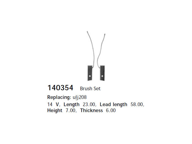 Escobillas alternador Cargo 140354 precio, desde 1,36 EUR