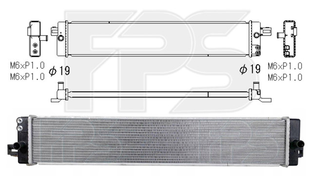 FP 70 A835-KY FPS inversor enfriador/radiador