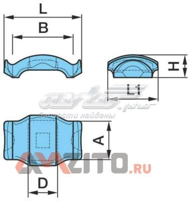 Kit de reparación de ballesta 0303221530 BPW