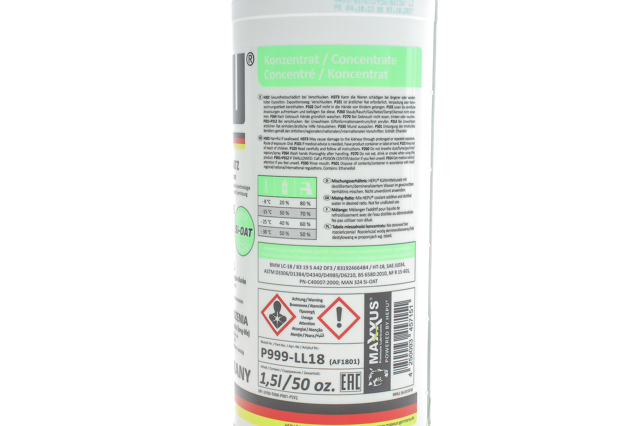 Anticongelante  Hepu P999LL18